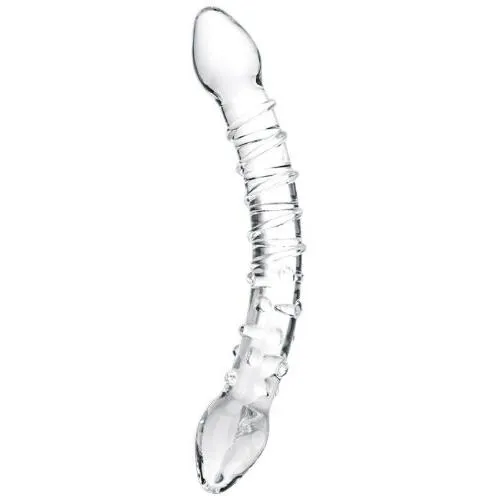 Gls Dildos Glas Double Trouble Glass Dildo