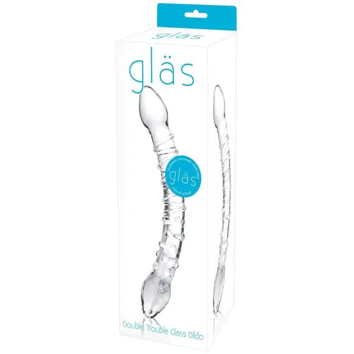 Gls Dildos Glas Double Trouble Glass Dildo