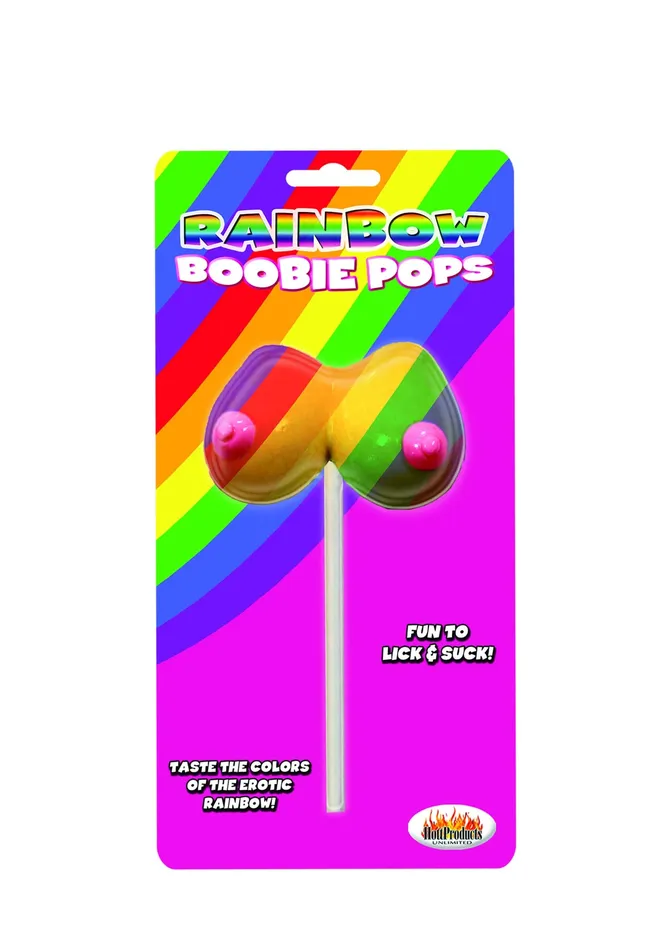 Hott Products Anal Rainbow Boobie Pops 148 Oz