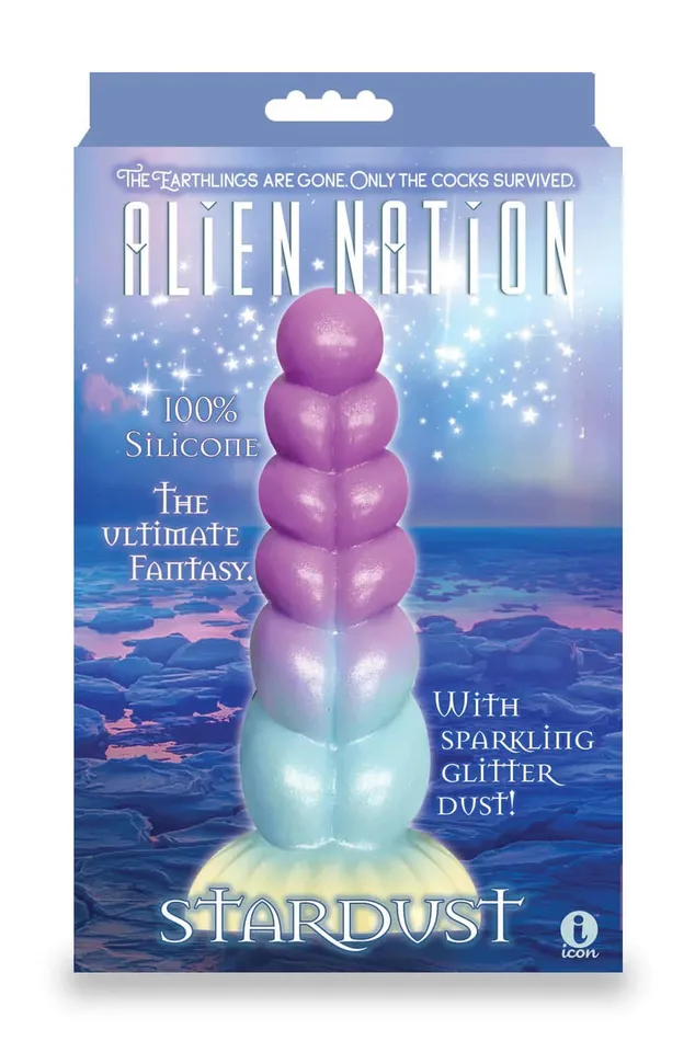 Icon Brands Dildos Alien Nation Stardust Silicone Creature Dildo Multicolor