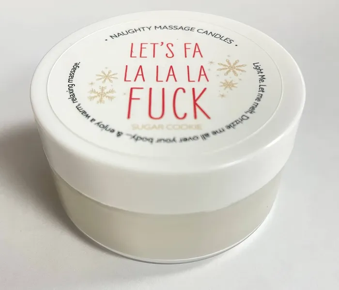 Lets Fa La La La Fuck Massage Candle Sugar Cookie 17 Oz Kama Sutra Couples