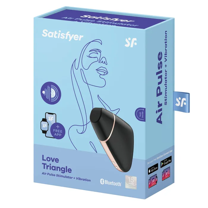 Love Triangle Black Satisfyer Anal