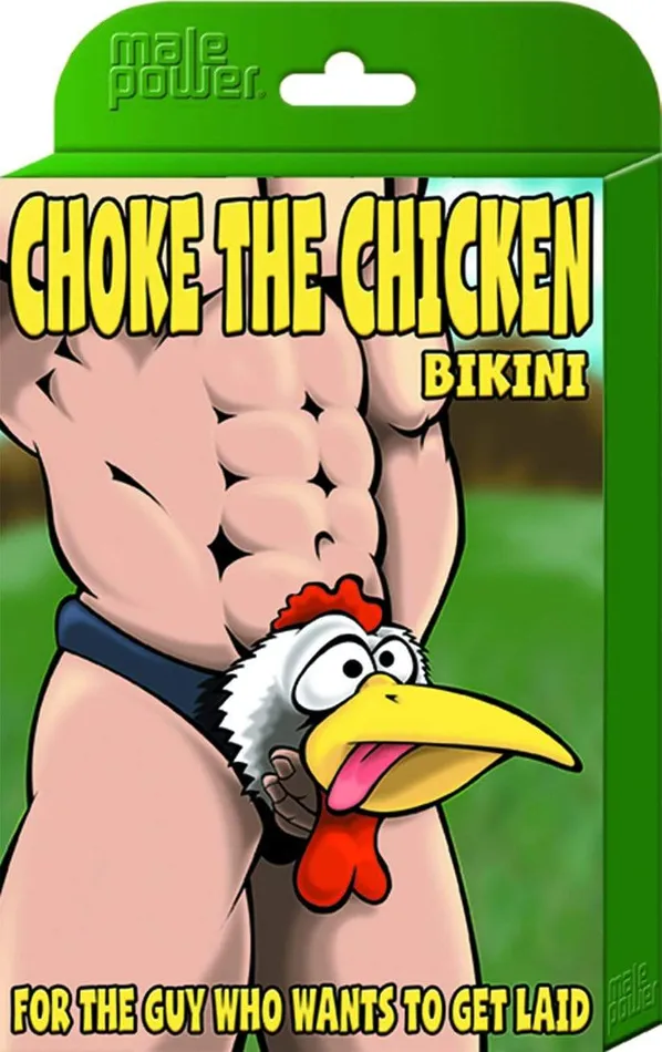 Male Power Anal Choke the Chicken Bikini One Size Black