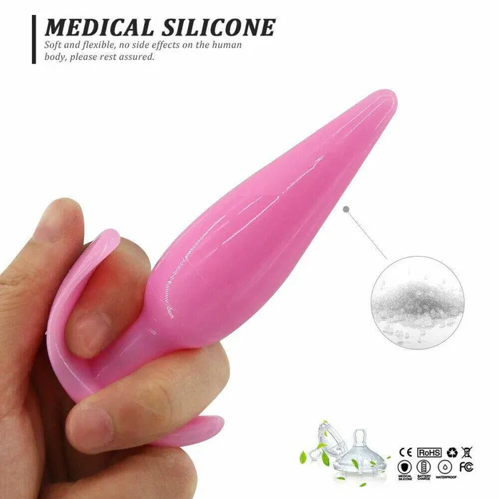 Male Sex Toys NyoKii 4 Pcs Silicone Anal Plug For Beginner To Pro AN10