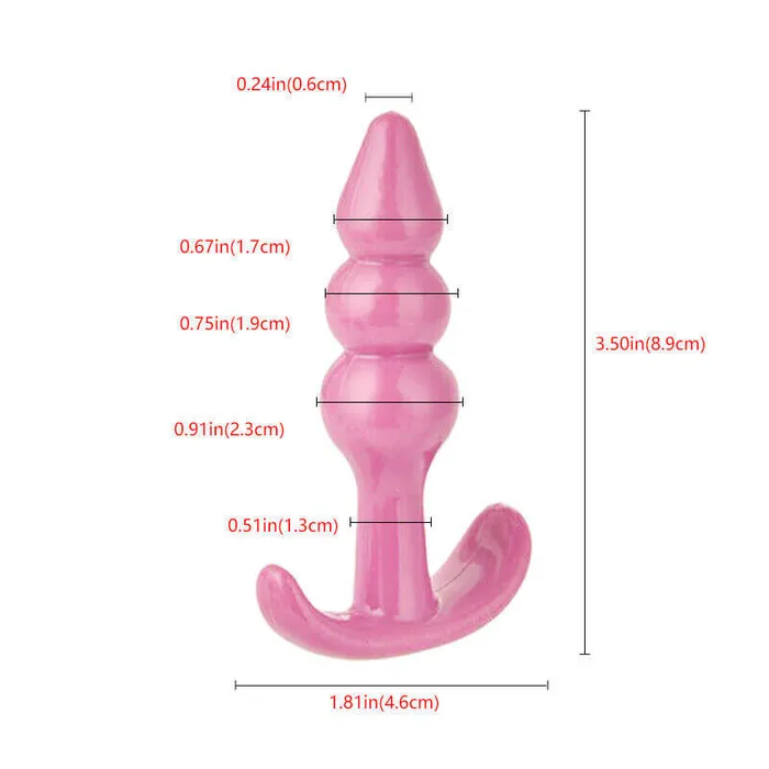 Male Sex Toys NyoKii 4 Pcs Silicone Anal Plug For Beginner To Pro AN10