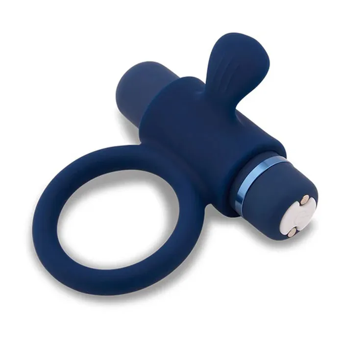 Nu Sensuelle Vibrators Nu Sensuelle Silicone Bullet Ring Navy Blue