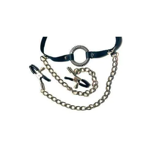 Pipedream Couples Fetish Fantasy Series ORing Gag Nipple Clamps