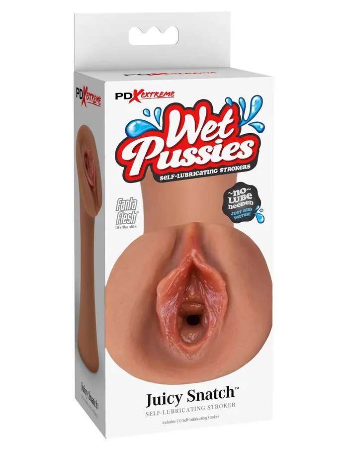 Pipedream Male Sex Toys Extreme Wet Pussies Juicy Snatch Tan