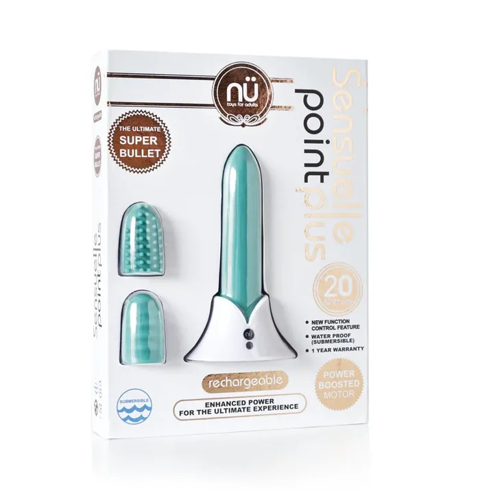 Sensuelle Vibrators Sensuelle Point Plus Turquoise Blue