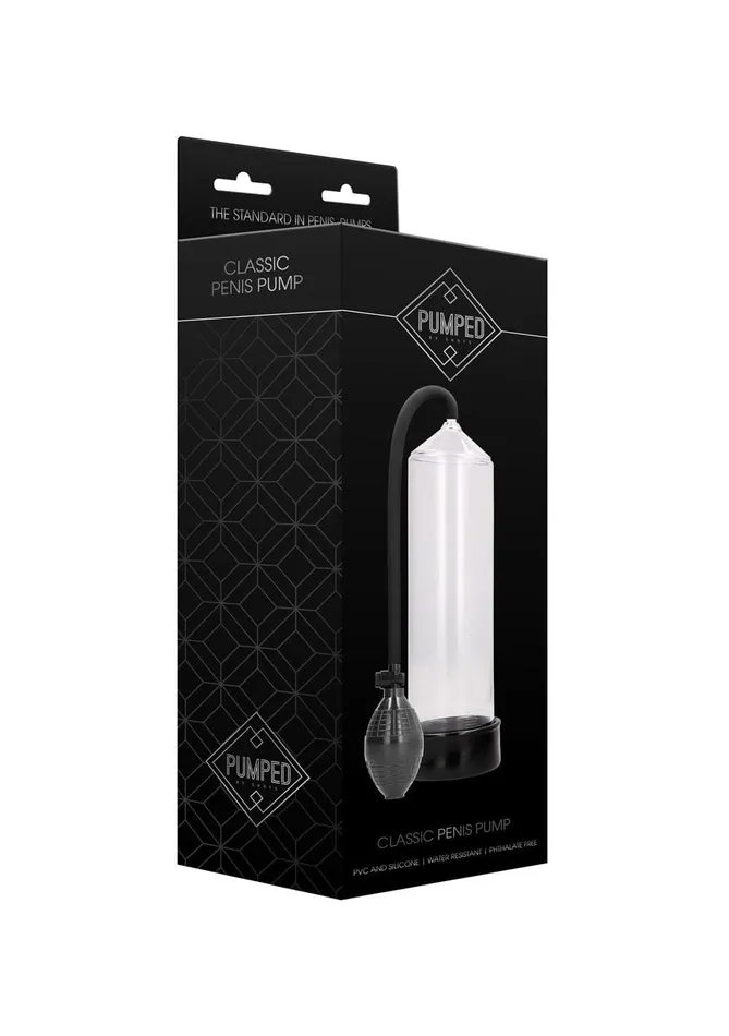 Shots Pumped Classic Penis Pump Transparent Male Sex Toys