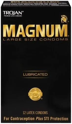 Trojan Magnum 12 Pack Trojan Condoms Female Sex Toys