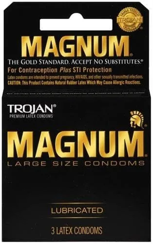 Trojan Magnum 3 Pack Trojan Condoms Enhancers