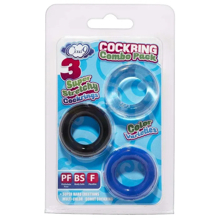 Vibrators Cloud 9 Novelties Cockring Combo Color Varieties