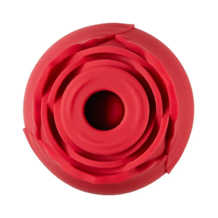 Vibrators Cloud 9 Novelties Rose Suction Stimulator Red