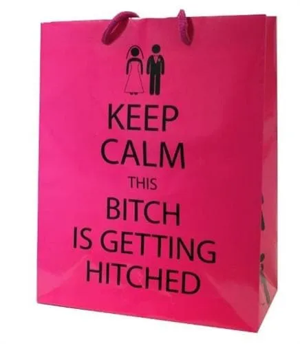 Vibrators Kalan Keep Calm This Bitch Is Getting Hitched Gift Bag