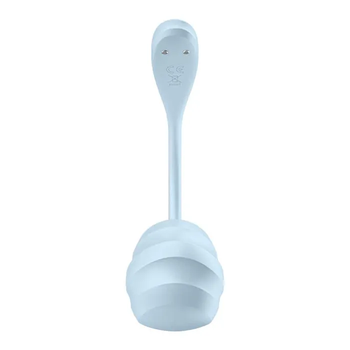 Vibrators Satisfyer Smooth Petal Connect App Light Blue