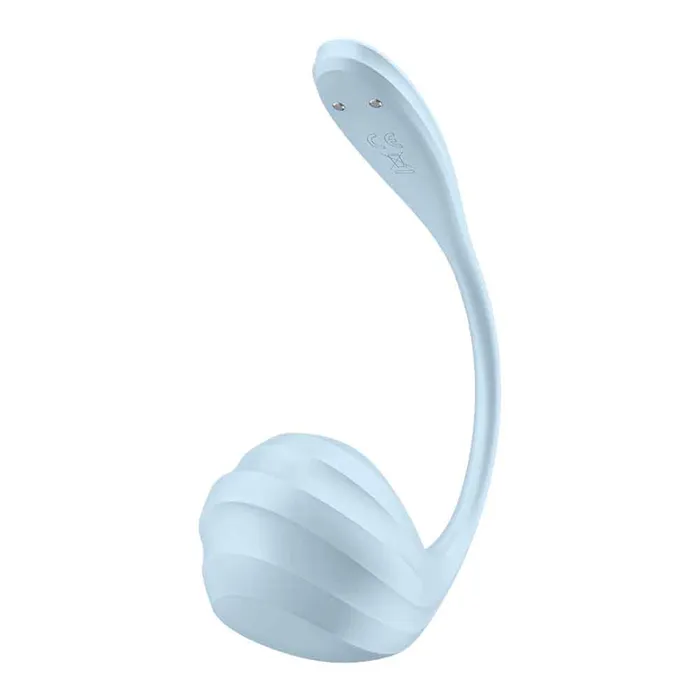 Vibrators Satisfyer Smooth Petal Connect App Light Blue