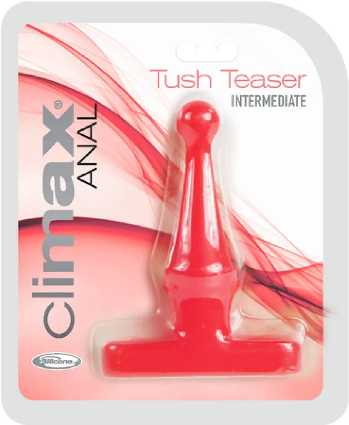 Anal Anal Tush Teaser Intermediate Red Sex Toy Adult Pleasure Topco Sales