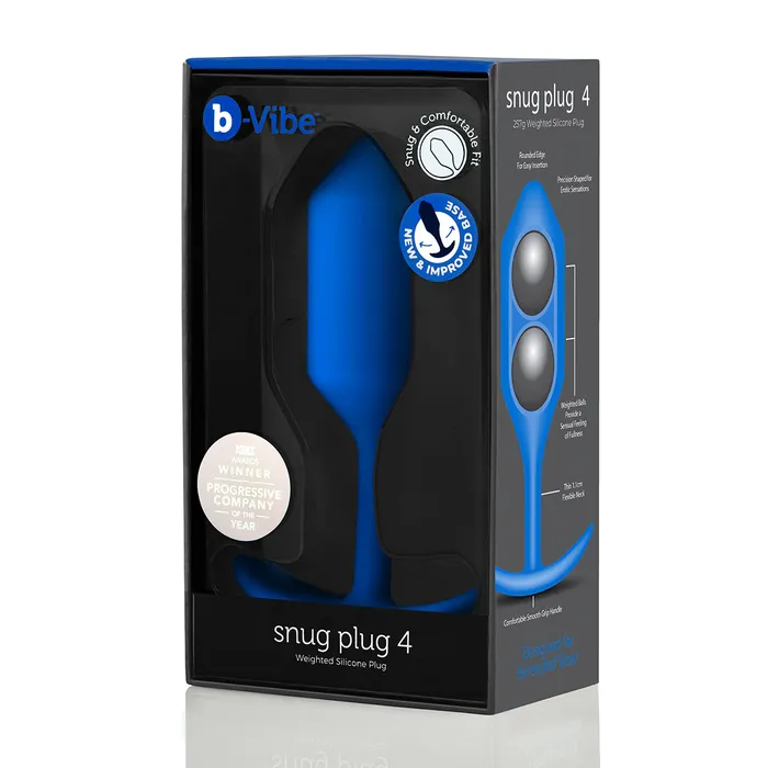 Anal BVibe BVibe Snug Plug 4 XL Navy Blue