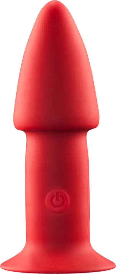 Anal Excellent Power 5 One Touch Silicone Butt Plug Sex Toy Adult Pleasure Red