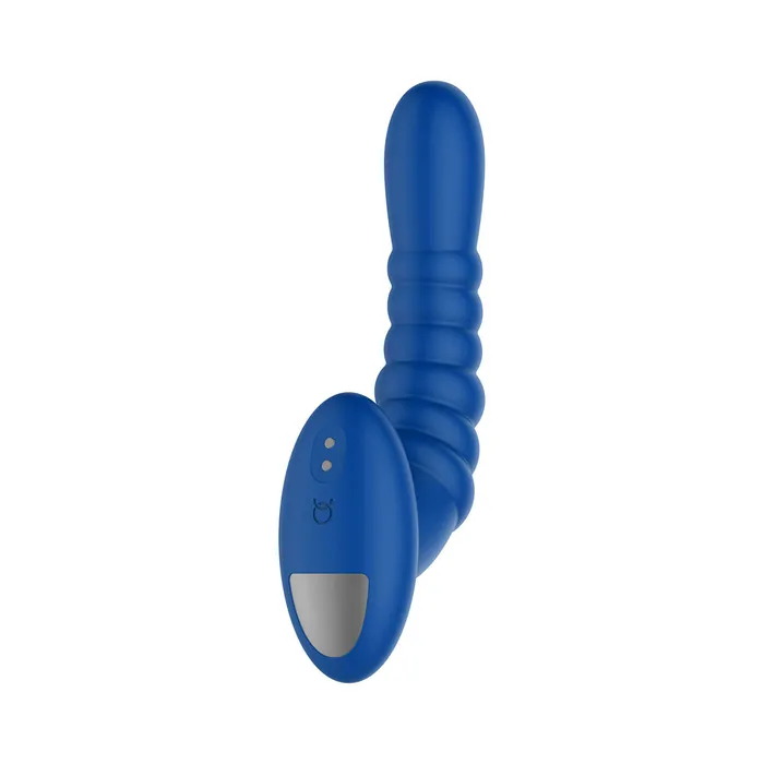 Anal FORTO FORTO Ribbed Pro Plug Blue