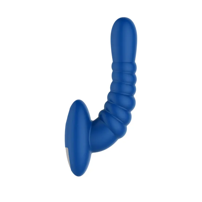 Anal FORTO FORTO Ribbed Pro Plug Blue