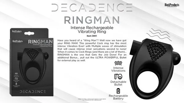 Anal Hott Products Unlimited Ring Man Black