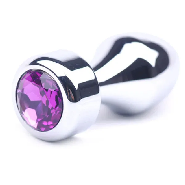 Anal LonBrook Metal Butt Plug V Purple