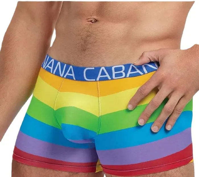 Boystown Anal Banana Cabana Rainbow Trunks