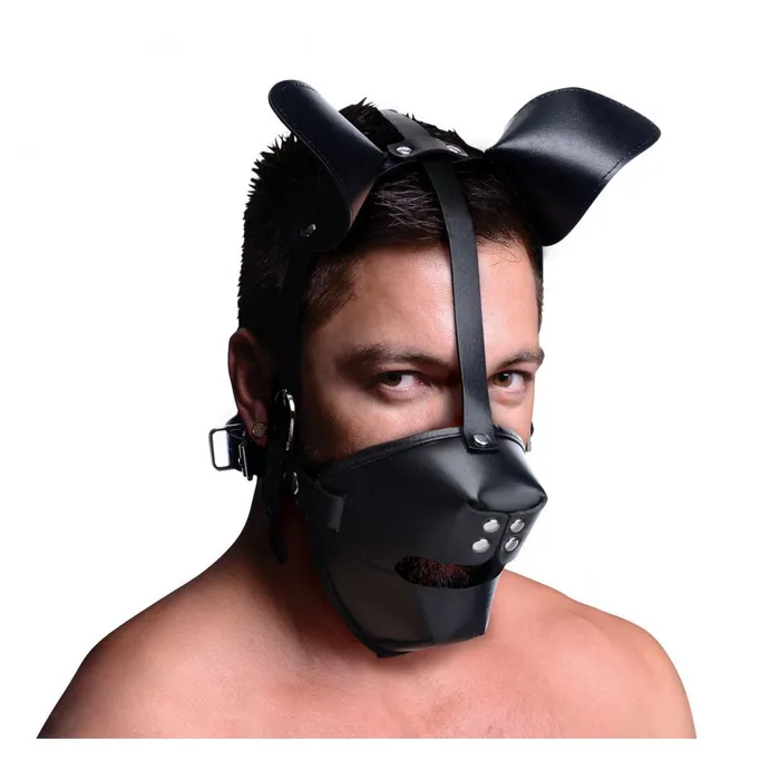 Couples XR Brands Puppy Play Hood Ball Gag