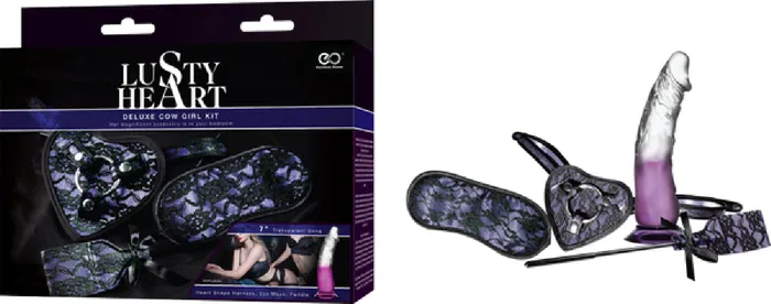 Deluxe Cow Girl Kit Purple Sex Toy Adult Pleasure Excellent Power Vibrators