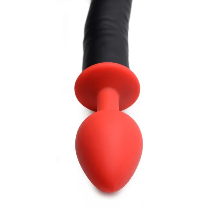 Devil Tail Anal Plug Horn Set Black Tailz Anal