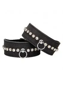 Diamond Studded Ankle Cuffs Shots Toys Couples