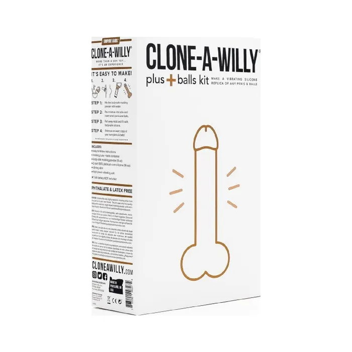 Dildos Clone A Willy Clone a Willy Plus Balls Kit Deep Skin Tone