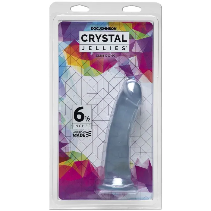 Dildos Slim Dong 65 in Clear Crystal Jellies