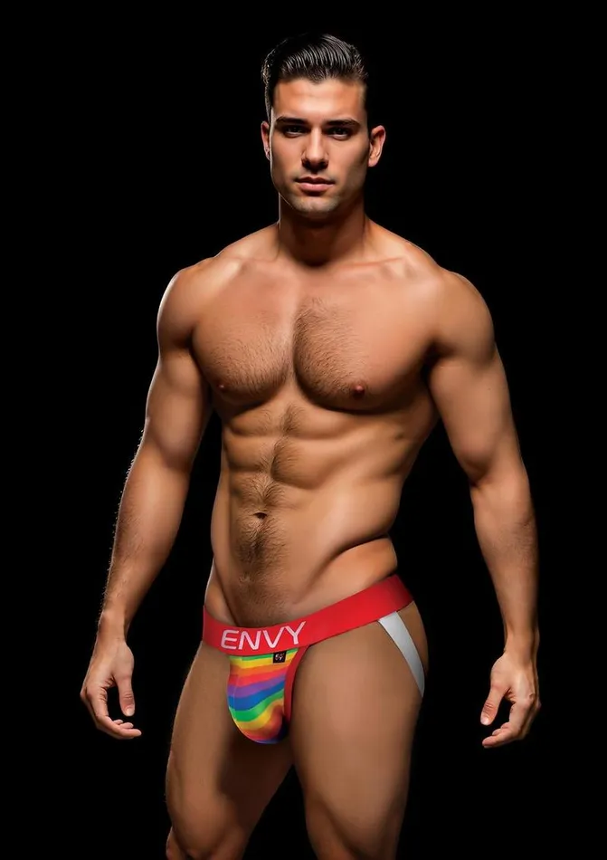 Envy Rainbow Pride Jock Strap Female Sex Toys