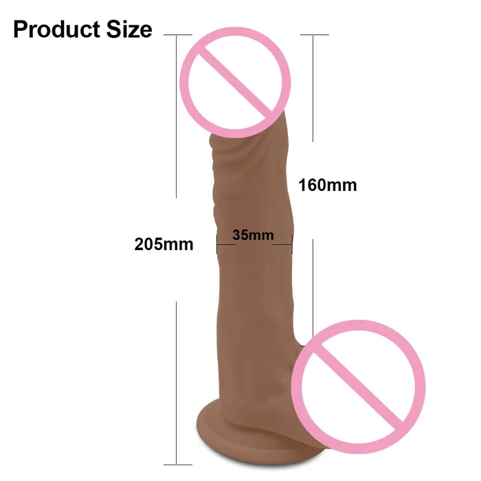 Female Sex Toys New Skin feeling Realistic Penis Super Huge With Suction Cup Javaughn69ways