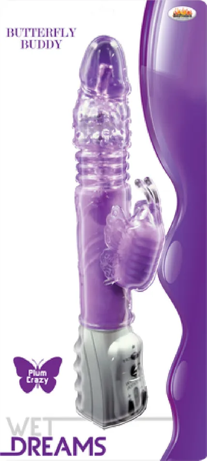 Hott Products Unlimited Vibrators Butterfly Buddy Lavender