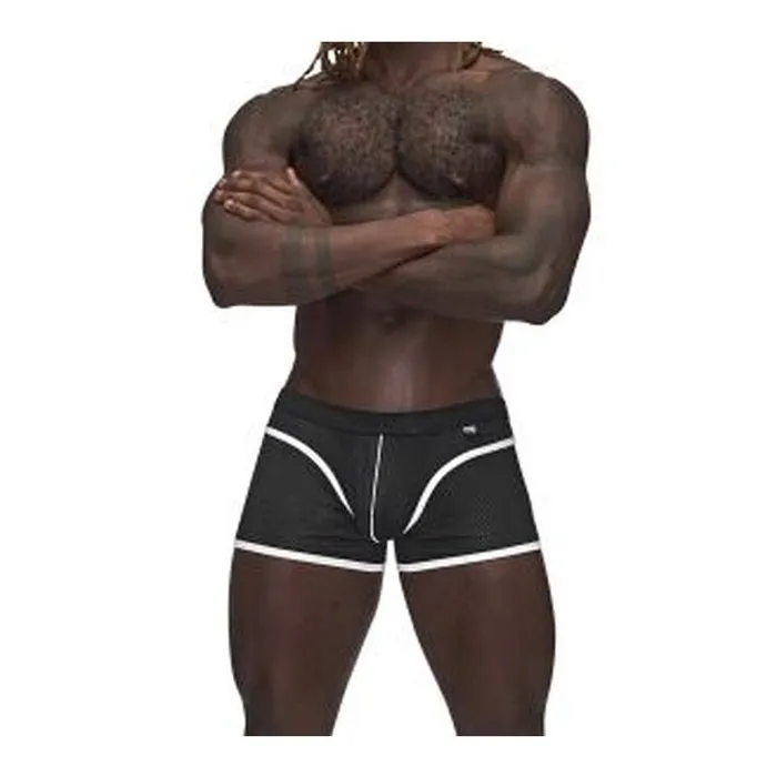 Male Power Anal Male Power Sport Mesh Mini Short Black