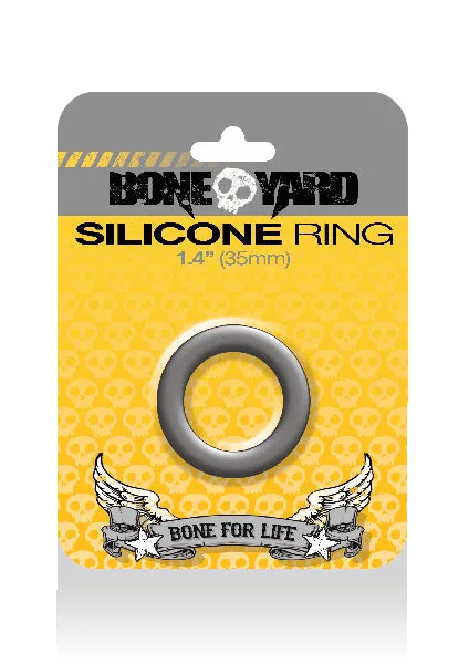 Male Sex Toys Rascal Boneyard Silicone Ring 35mm Grey