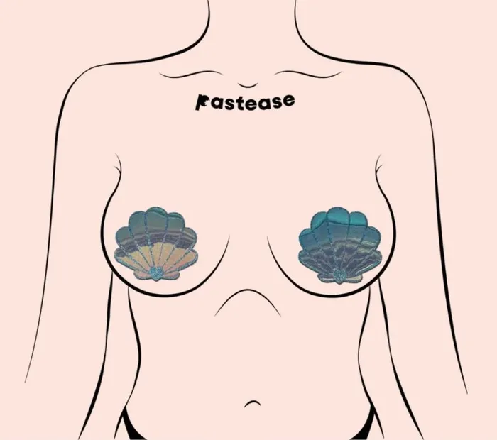 Pastease Vibrators Mermaid Shell Pasties