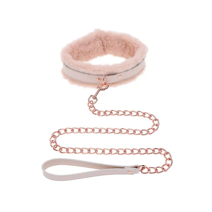 Peaches n CreaMe Fur Collar Leash Sportsheets Vibrators