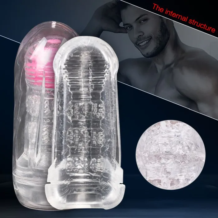 SHande Vibrating Hand Stroker w Remote Male Sex Toys