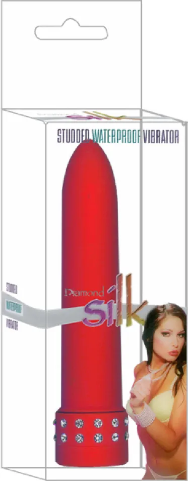 Seven Creations Diamond Silk Red Sex Toy Adult Pleasure Vibrators