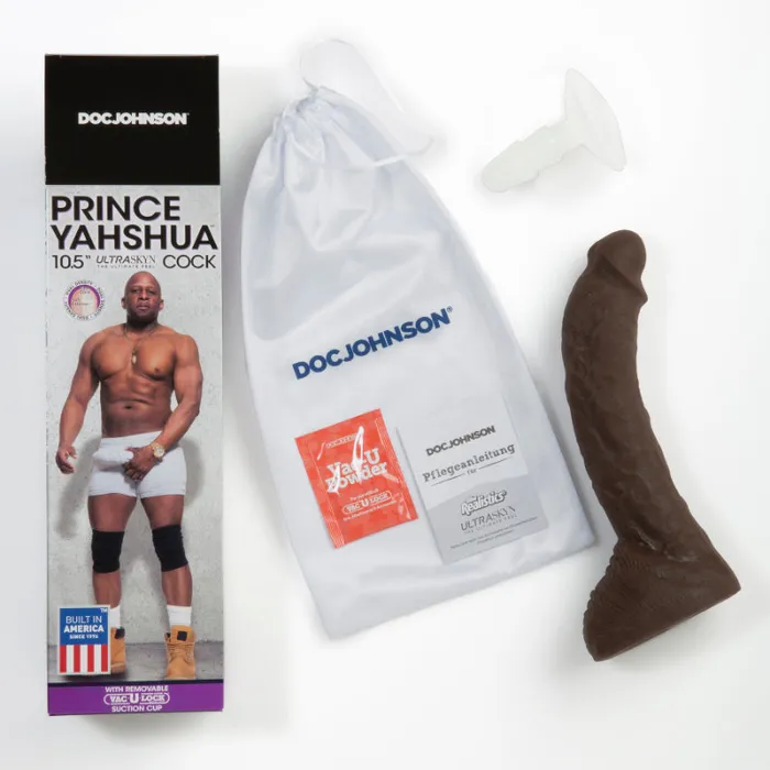 Signature Cocks Dildos Prince Yahshua VacULock Compatible Suction Cup Choc