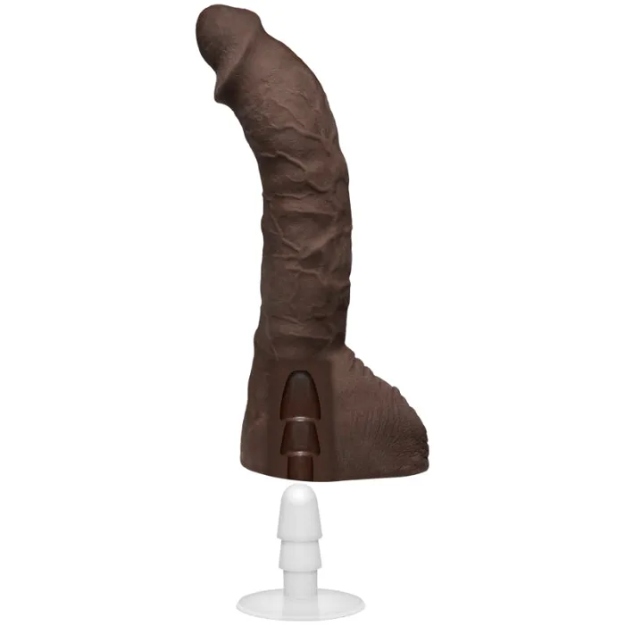 Signature Cocks Dildos Prince Yahshua VacULock Compatible Suction Cup Choc