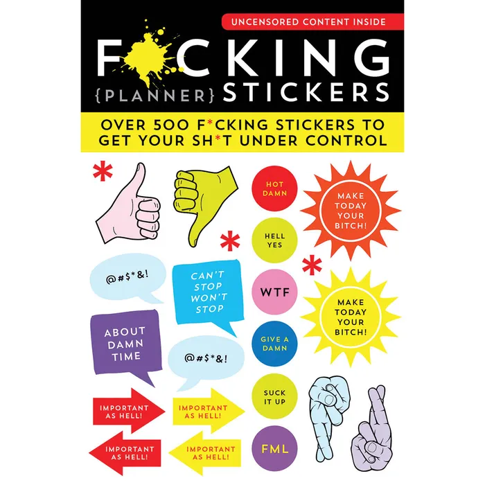 Sourcebooks Vibrators Fcking Planner Stickers