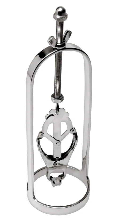 Stainless Steel Clover Clamp Nipple Stretcher Master Series Dildos