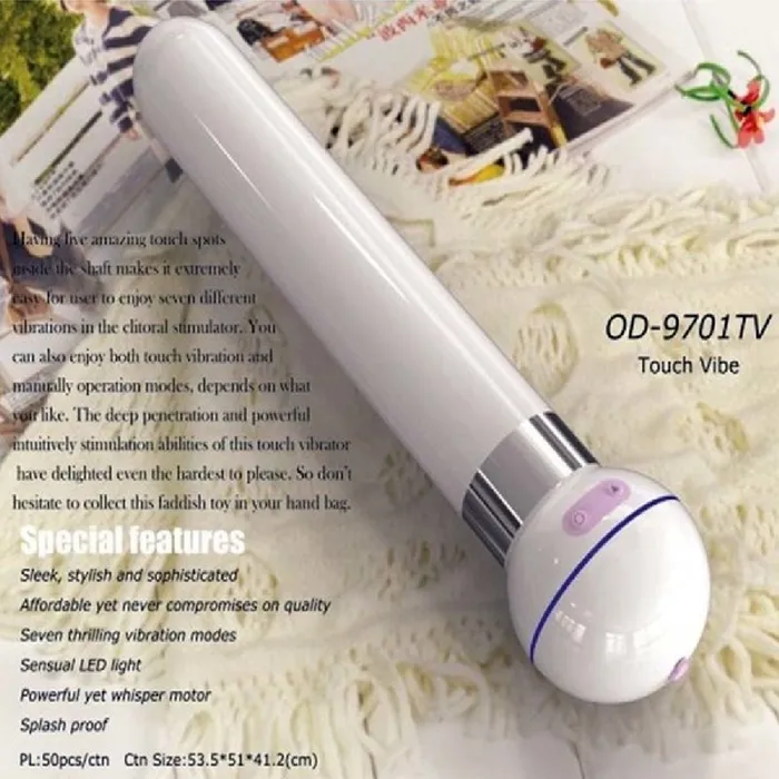 Touch Silicone Body Wand White Vibrator Sex Toy Adult Orgasm Xsales2 Vibrators