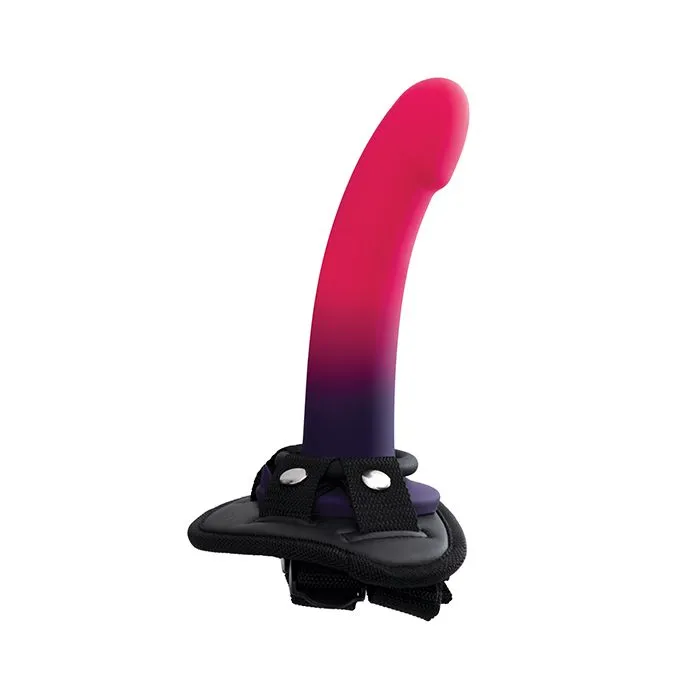 Vedo Duo Silicone Dildo wHarness Female Sex Toys